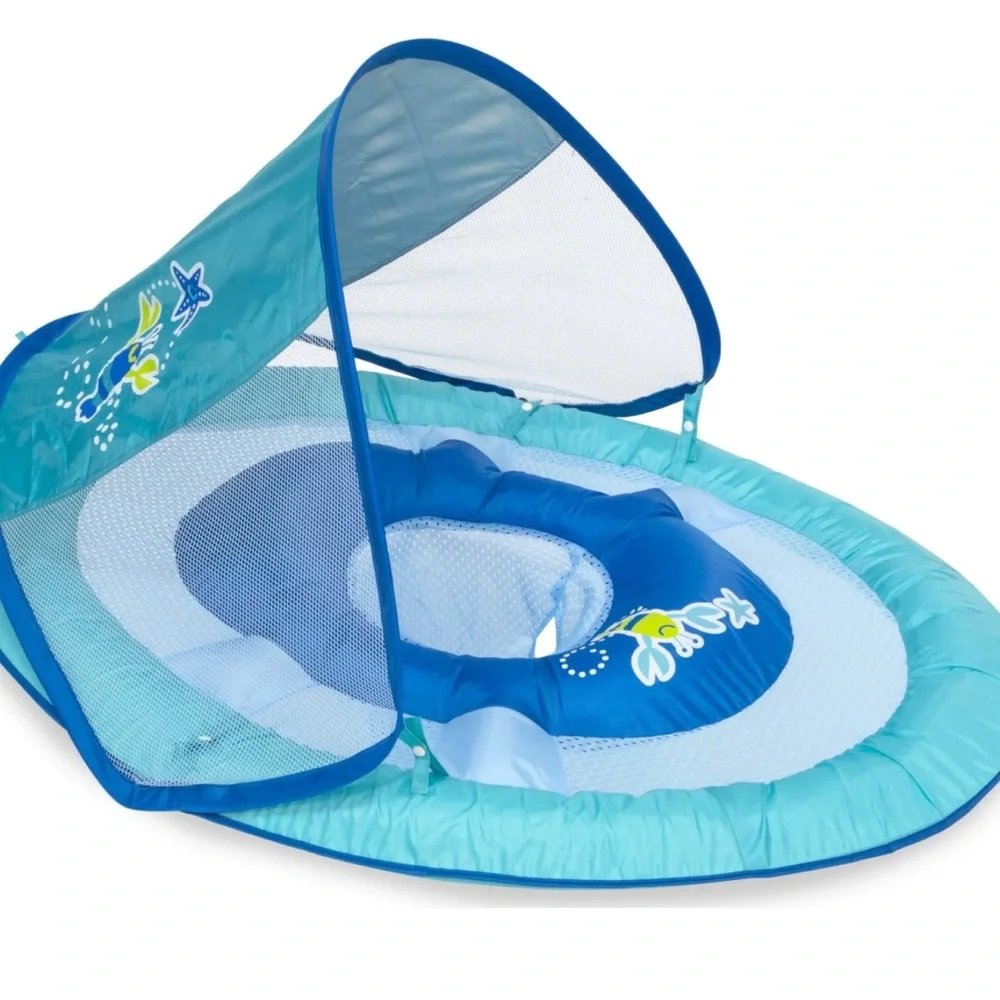 Swimways sun canopy Baby spring Float‎ 50+ UPF NWT swim step 1